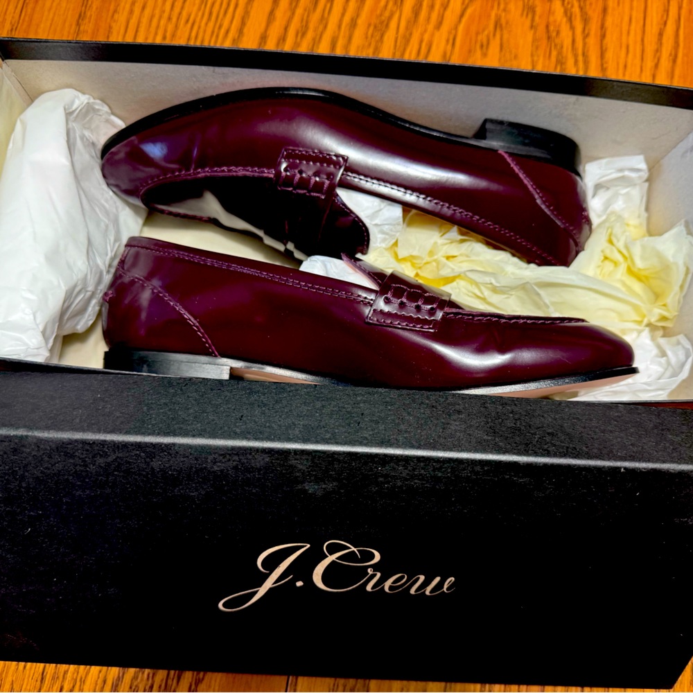 J Crew new penny loafers